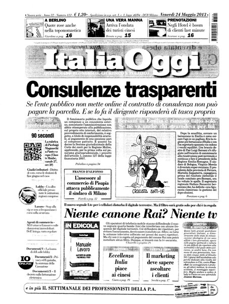 Italia oggi : quotidiano di economia finanza e politica